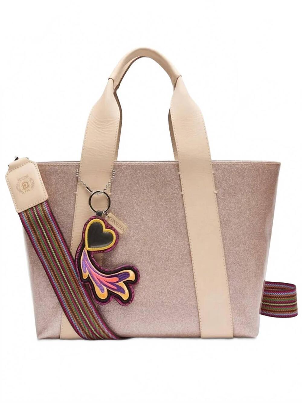 NEW CONSUELA women's carryall emery crossbody bag in beige